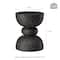 Glitzhome® 17.5" Multifunctional Faux Terrazzo Garden Stool